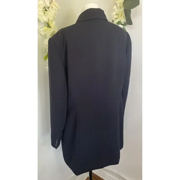 Worthington Womens Black Mid Length Blazer Jacket Plus 16W Office Work Career - Picture 4 of 16